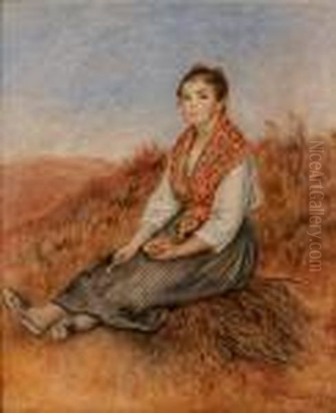 La Femme Au Fagot Oil Painting by Pierre Auguste Renoir