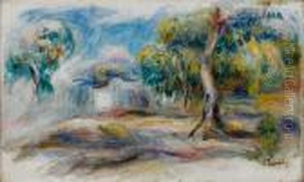 Paysage Oil Painting by Pierre Auguste Renoir