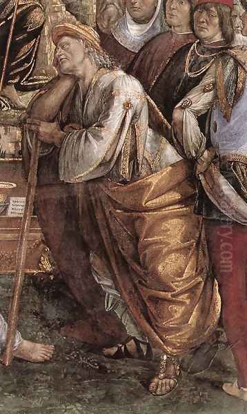 Moses's Testament and Death (detail-1) 1481-82 Oil Painting by Francesco Signorelli