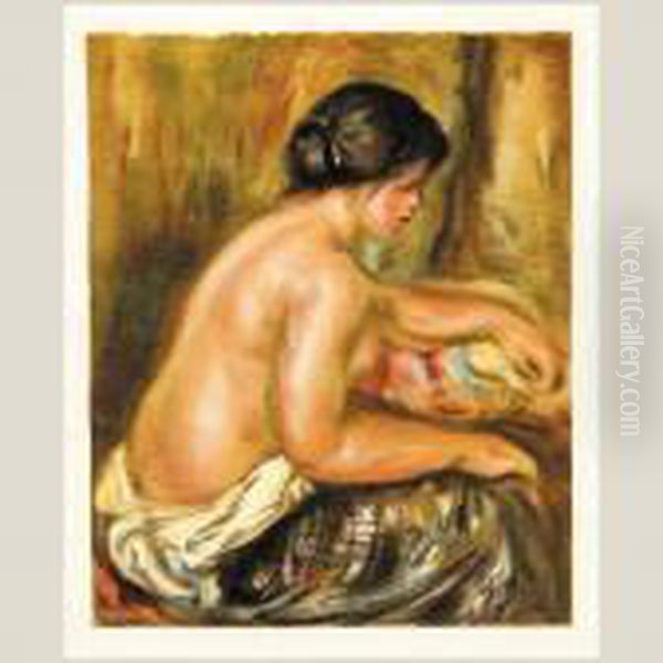 Mujer Oil Painting by Pierre Auguste Renoir