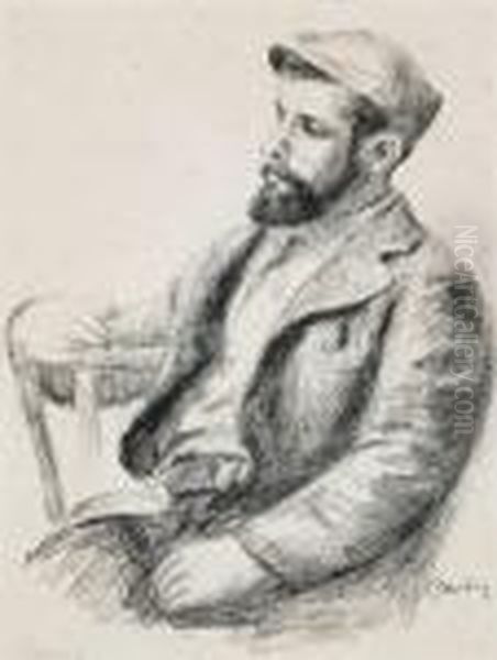 Louis Valtat (from L'album Des Douze Lithographies Originales) Oil Painting by Pierre Auguste Renoir