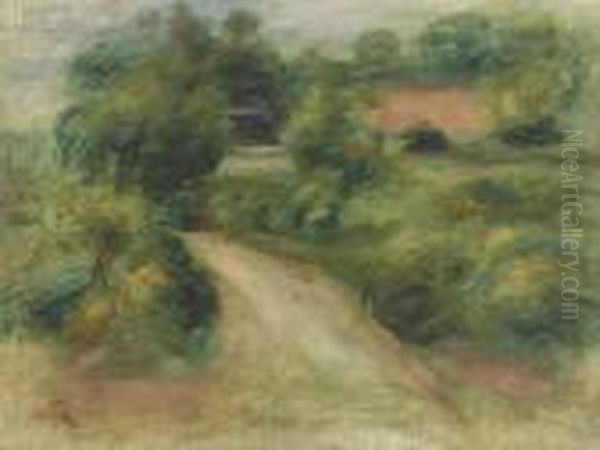 Paysage Oil Painting by Pierre Auguste Renoir