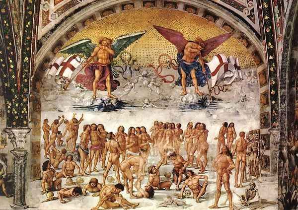 Resurrection of the Flesh 1499-1502 Oil Painting by Francesco Signorelli