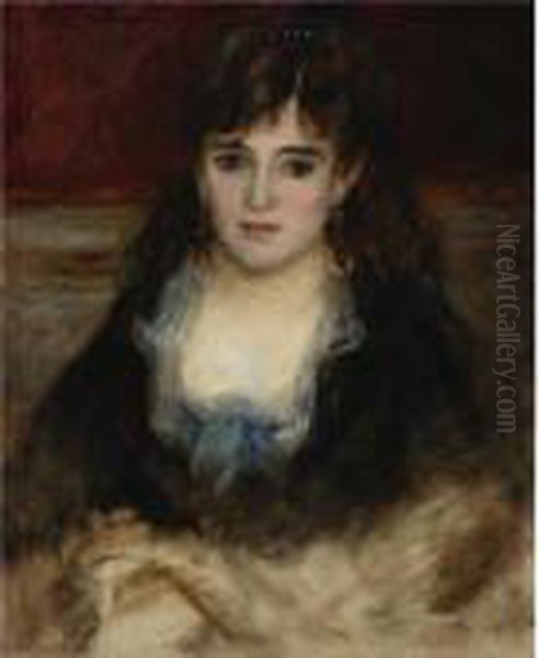 Portrait De Nini Oil Painting by Pierre Auguste Renoir