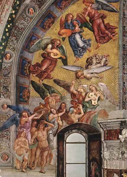 The Elect Being Called to Paradise 1499-1502 Oil Painting by Francesco Signorelli