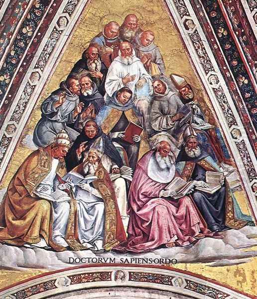 Doctors of the Church 1499-1502 Oil Painting by Francesco Signorelli