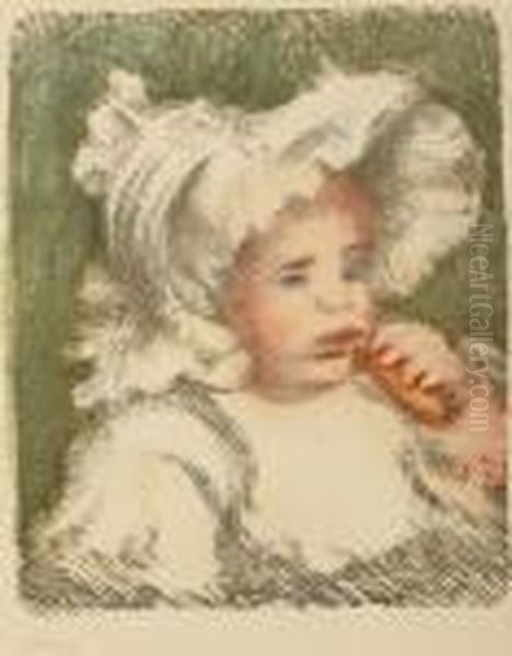 Enfant Oil Painting by Pierre Auguste Renoir