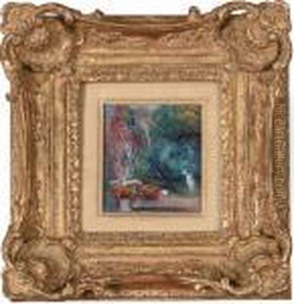 Animaux Dans Le Sous-bois Oil Painting by Pierre Auguste Renoir