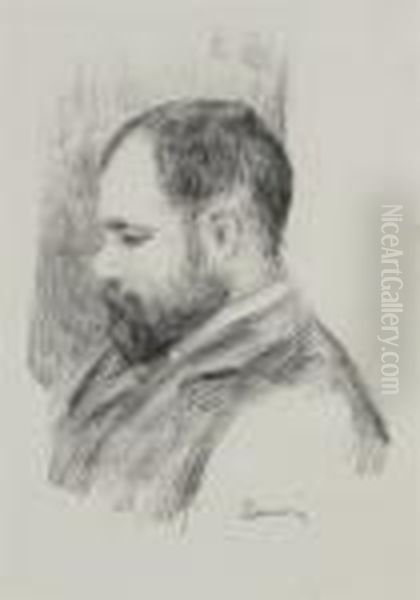 Ambroise Vollard Oil Painting by Pierre Auguste Renoir