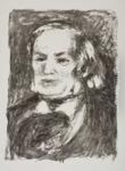 Richard Wagner Oil Painting by Pierre Auguste Renoir