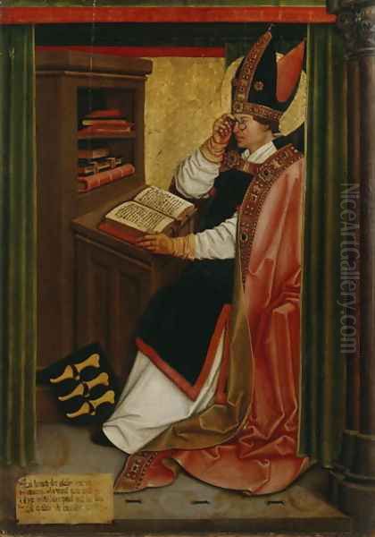 St. Serf, c.1505-06 Oil Painting by Bernhard Strigel