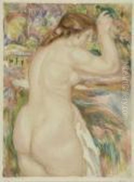 Nu Oil Painting by Pierre Auguste Renoir