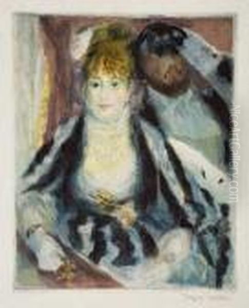 La Loge Oil Painting by Pierre Auguste Renoir