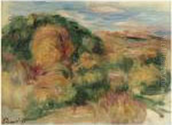 Paysage Oil Painting by Pierre Auguste Renoir