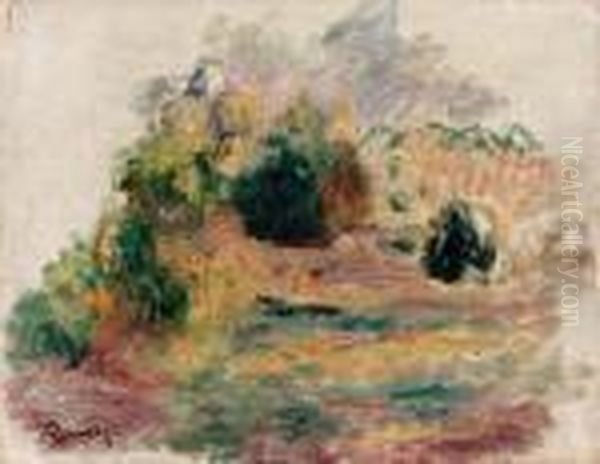 Paesaggio - (1892) Oil Painting by Pierre Auguste Renoir