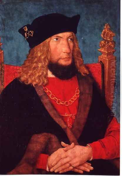 Maximilian I Oil Painting by Bernhard Strigel