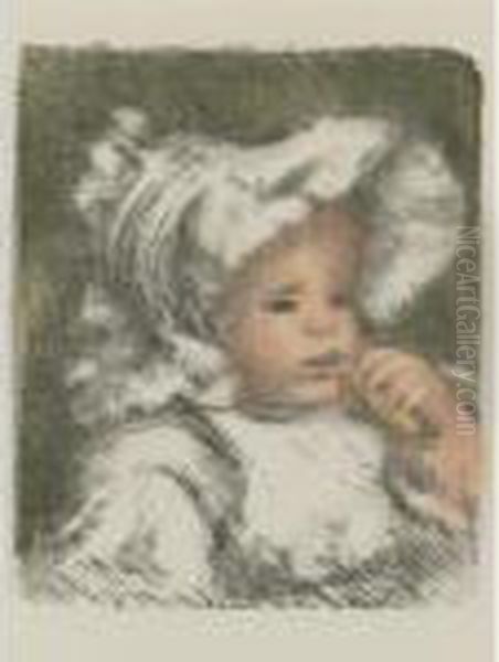 Enfant Au Biscuit (d.; S. 31) Oil Painting by Pierre Auguste Renoir