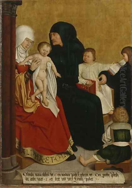 Mary of Cleopas and Alphaeus with their Four Children James the Less, Simon the Zealot, Jude Thaddaeus and Joseph, c.1505-06 by Bernhard Strigel