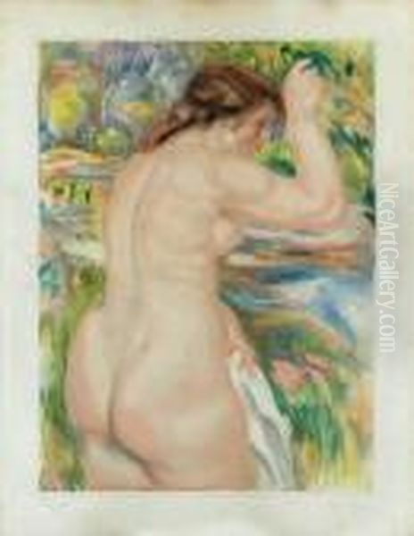 Nu, 1923-1924 Oil Painting by Pierre Auguste Renoir