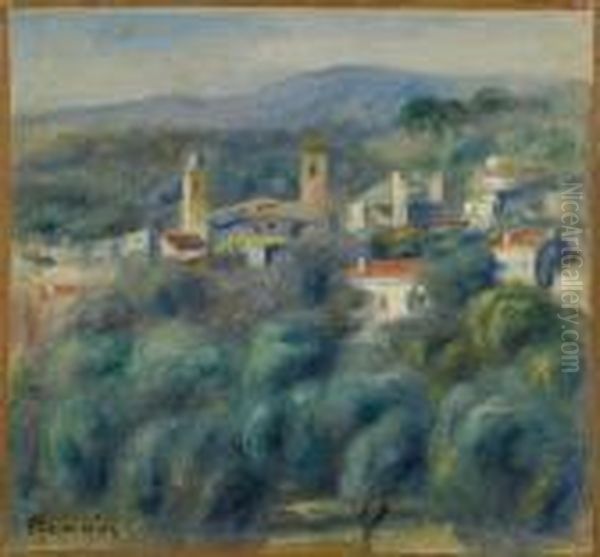 Cros-de-cagnes. 1905. Oil Painting by Pierre Auguste Renoir