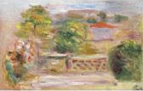 Paysage Oil Painting by Pierre Auguste Renoir