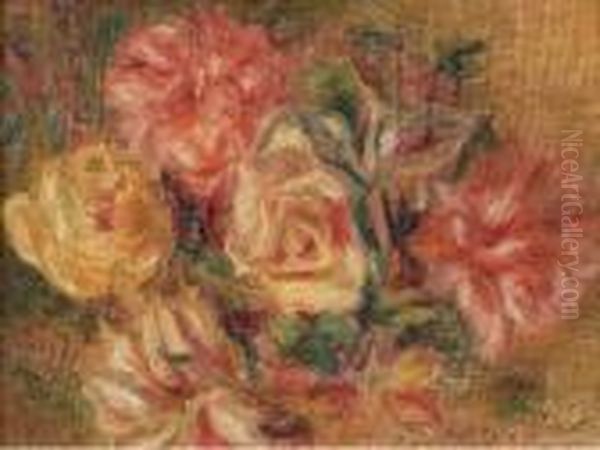  Jetee De Roses, 1915  Oil Painting by Pierre Auguste Renoir