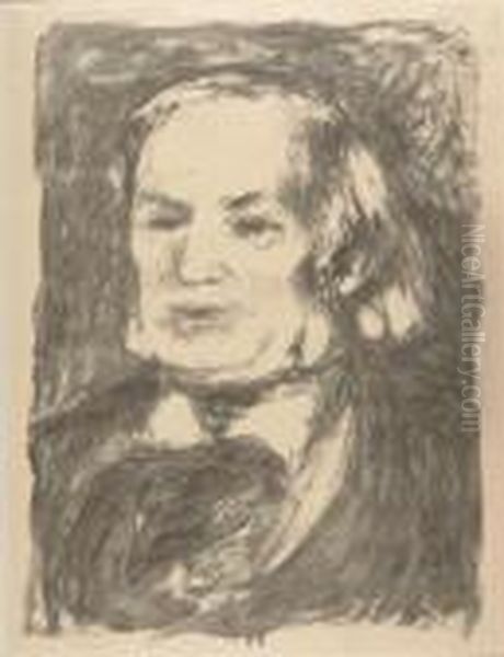 Richard Wagner. Oil Painting by Pierre Auguste Renoir