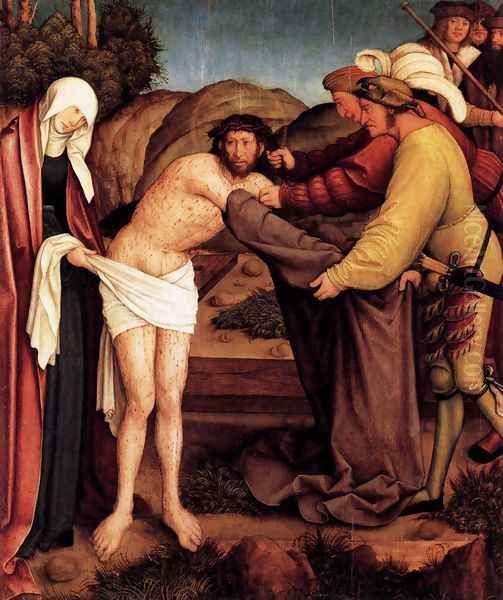 The Disrobing of Christ Oil Painting by Bernhard Strigel