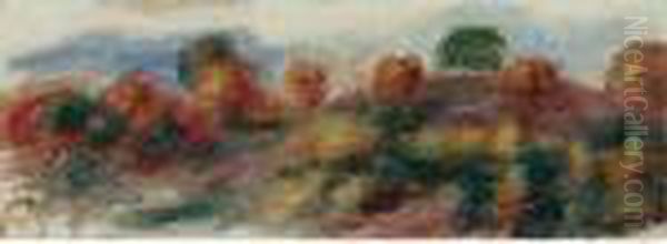 Paysage Oil Painting by Pierre Auguste Renoir