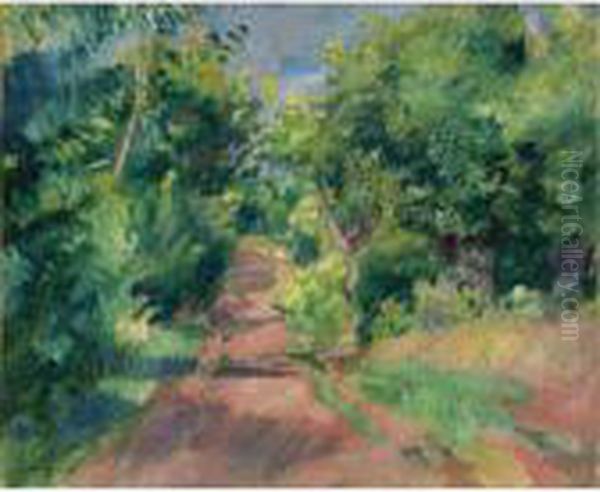 Les Environs De Varengeville Oil Painting by Pierre Auguste Renoir