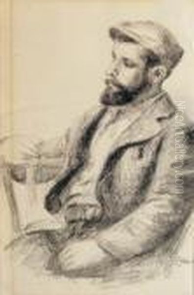 Louis Valtat, From Douze Lithographies Originales De Pierre-auguste Renoir (d.; S. 38) Oil Painting by Pierre Auguste Renoir