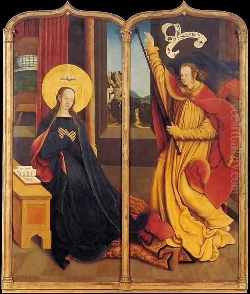 The Annunciation Oil Painting by Bernhard Strigel