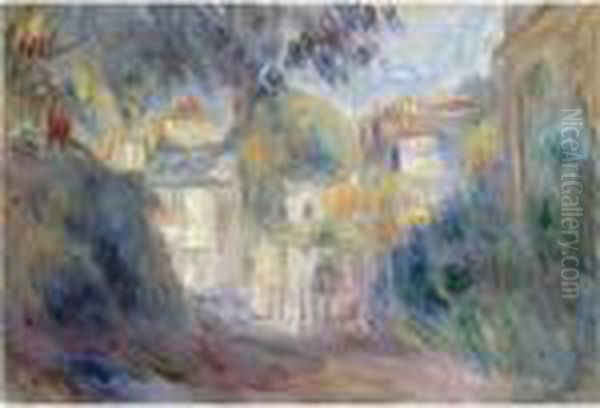 Paysage Oil Painting by Pierre Auguste Renoir