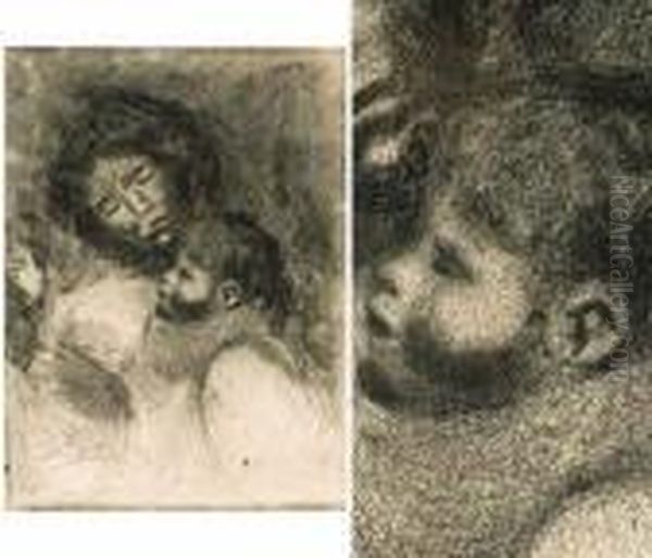 Maternite Oil Painting by Pierre Auguste Renoir