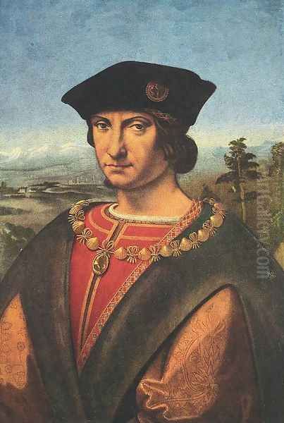 Charles d'Amboise c. 1507 Oil Painting by Andrea Solari