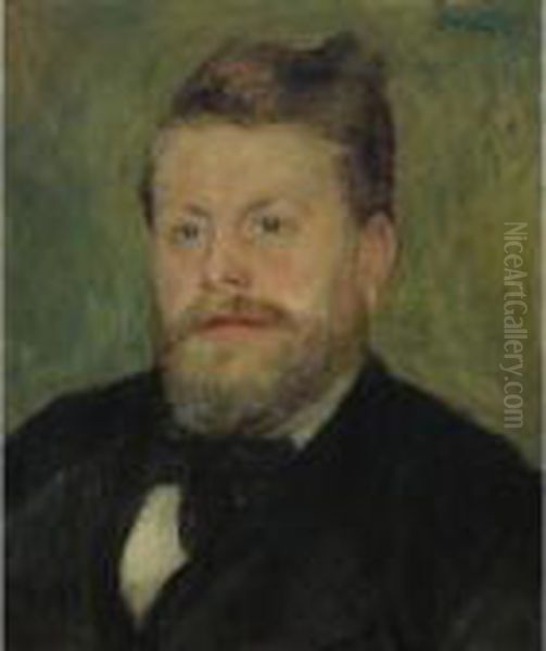 Portrait De Jacques-eugene Spuller Oil Painting by Pierre Auguste Renoir