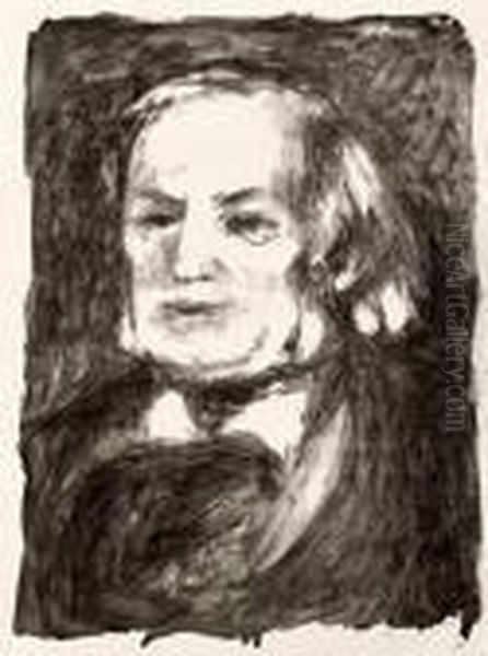 Richard Wagner Oil Painting by Pierre Auguste Renoir