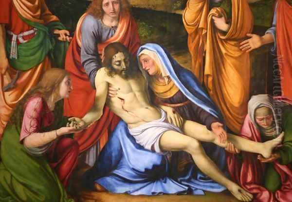 Lamentation Oil Painting by Andrea Solari