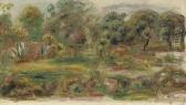 Paysage Du Midi Oil Painting by Pierre Auguste Renoir