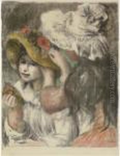 Le Chapeau Epingle, 2e Planche Oil Painting by Pierre Auguste Renoir