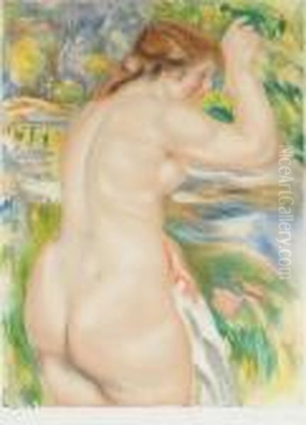 Nu Oil Painting by Pierre Auguste Renoir