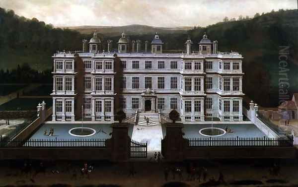 A View of Longleat Oil Painting by Jan Siberechts