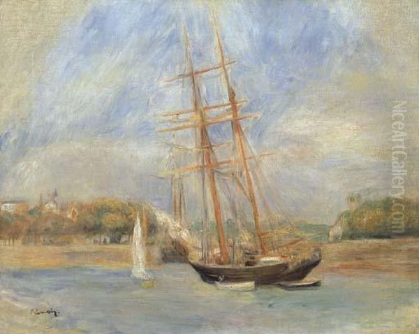 Marine, Bateau Oil Painting by Pierre Auguste Renoir