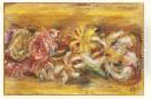 Jetee De Fleurs Oil Painting by Pierre Auguste Renoir