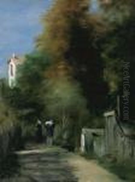 Le Sentier Oil Painting by Pierre Auguste Renoir