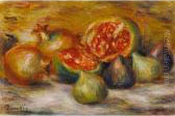 Nature Morte Aux Figues Oil Painting by Pierre Auguste Renoir