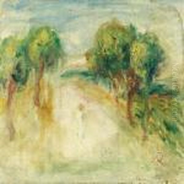 Le Chemin Ombrage Oil Painting by Pierre Auguste Renoir