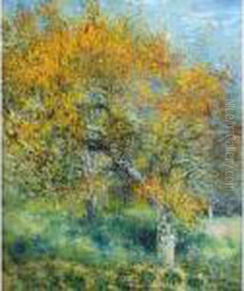 Le Poirier Oil Painting by Pierre Auguste Renoir