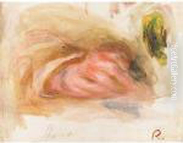 Main De Coco Oil Painting by Pierre Auguste Renoir