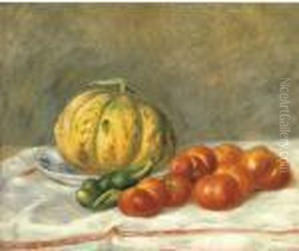 Melon Et Tomates Oil Painting by Pierre Auguste Renoir